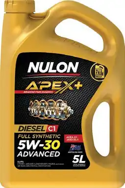 SuperCheap Auto Nulon APEX+ ADVANCED DIESEL C1 5W-30 5L Engine Oil offer