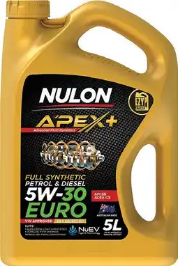 SuperCheap Auto Nulon APEX+ Full Synthetic EURO 5W-30 5L Engine Oil offer