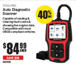 SuperCheap Auto Toolpro auto diagnostic scanner offer
