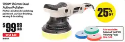 SuperCheap Auto Toolpro 720w 150mm dual action polisher offer
