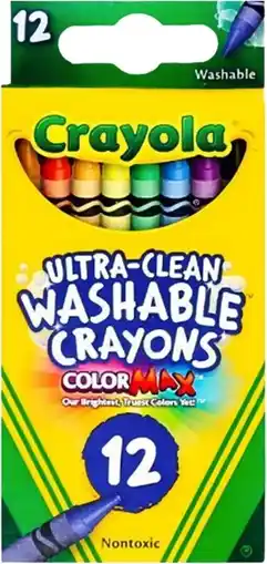 Toymate Crayola Washable Crayons 6 Pack offer