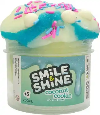 Smile & Shine Coconut Cookie Scented Slime