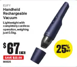 SuperCheap Auto Eufy Handheld Rechargeable Vacuum offer