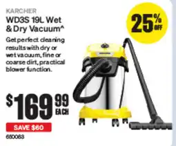 SuperCheap Auto Karcher WD3S 19L Wet & Dry Vacuum offer
