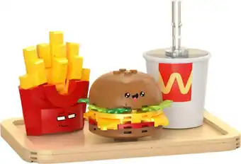 Toymate Build Worx Building Blocks Cheese Burger Set offer