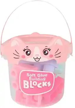 Toymate Softblocks Cat Bucket 16pcs offer