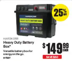 SuperCheap Auto Hardkorr Heavy Duty Battery Box offer