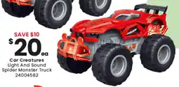 Toymate Car Creatures Light And Sound Spider Monster Truck offer