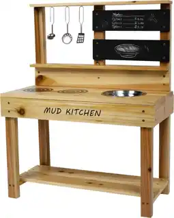 Toymate Backyard Blitz Wooden Mud Kitchen offer