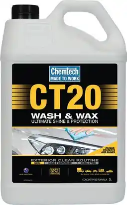 SuperCheap Auto Chemtech 5L CT20 Wash & Wax offer