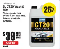 SuperCheap Auto Chemtech CT20 Wash & Wax offer