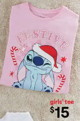 Kmart girls' tee offer