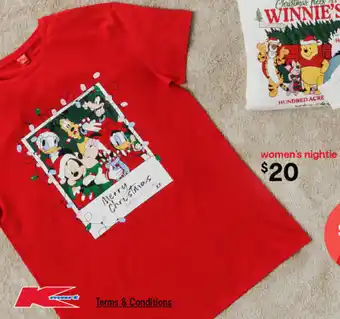 Kmart women's nightie offer