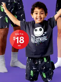 Kmart kids' PJs offer