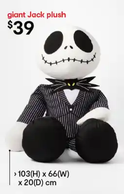 Kmart giant Jack plush offer