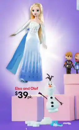 Kmart Elsa and Olaf offer