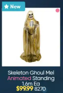 Lombard Skeleton Ghoul Mel Animated Standing offer