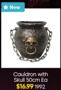 Lombard Cauldron with Skull Ea offer