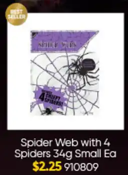 Lombard Spider Web with 4 Spiders Small Ea offer