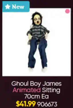 Lombard Ghoul Boy James Animated Sitting Ea offer