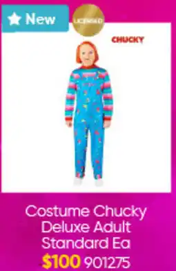 Lombard Costume Chucky Deluxe Adult Standard Ea offer