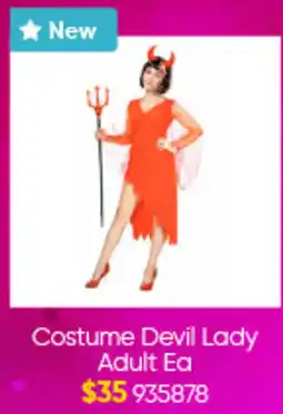 Lombard Costume Devil Lady Adult Ea offer