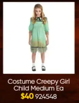 Lombard Costume Creepy Girl Child Medium Ea offer