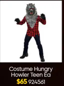 Lombard Costume Hungry Howler Teen Ea offer