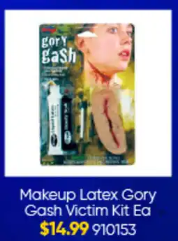 Lombard Makeup Latex Gory Gash Victim Kit Ea offer