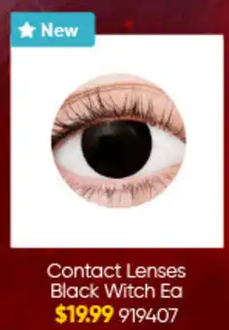Lombard Contact Lenses Black Witch Ea offer