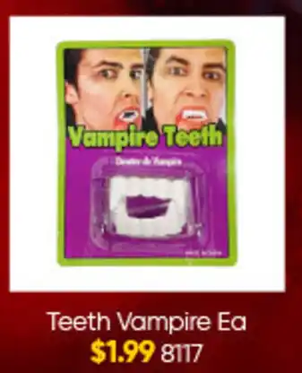 Lombard Teeth Vampire Ea offer
