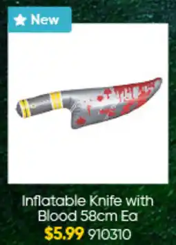 Lombard Inflatable Knife with Blood offer
