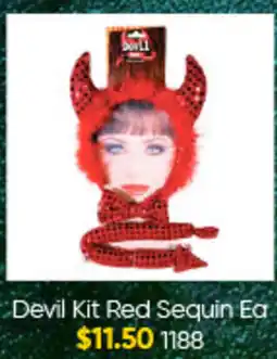 Lombard Devil Kit Red Sequin Ea offer
