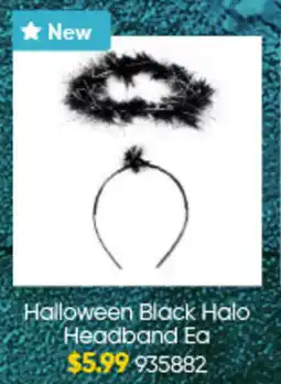 Lombard Halloween Black Halo Headband Ea offer