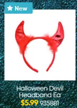 Lombard Halloween Devil Headband Ea offer