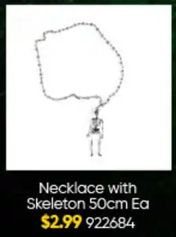 Lombard Necklace with Skeleton offer