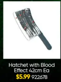 Lombard Hatchet with Blood Effect offer