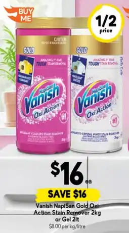 Drakes Vanish napisan gold oxi action stain remover offer