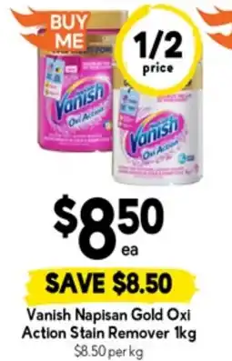 Drakes Vanish napisan gold oxi action stain remover offer