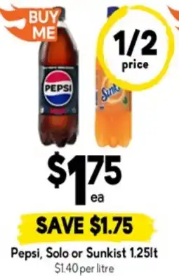 Drakes Pepsi, solo or sunkist offer