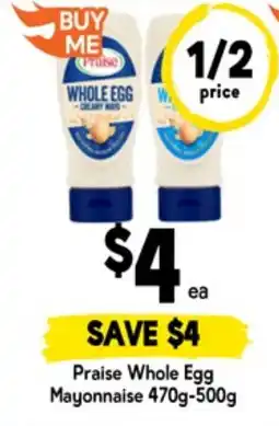 Drakes Praise whole egg mayonnaise offer