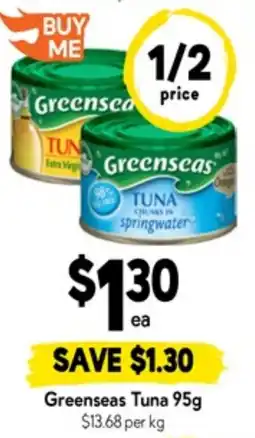 Drakes Greenseas tuna offer