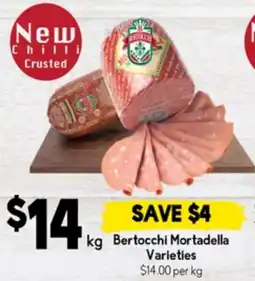 Drakes bertocchi mortadella varieties offer