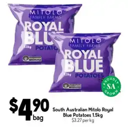 Drakes South australian mitolo royal blue potatoes offer