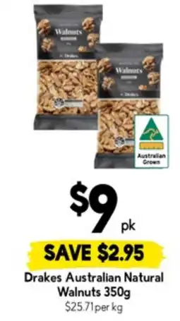 Drakes Drakes australian natural walnuts offer