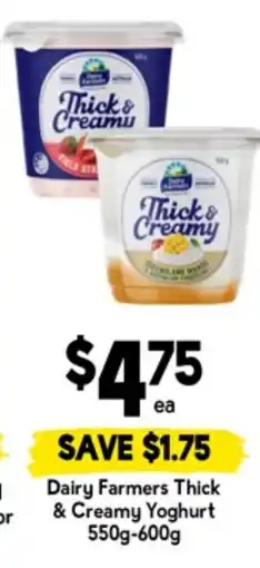 Drakes Dairy farmers thick & creamy yoghurt offer