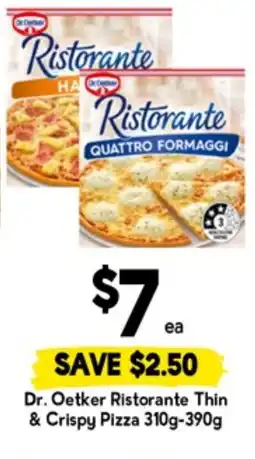Drakes Dr. oetker ristorante thin & crispy pizza offer