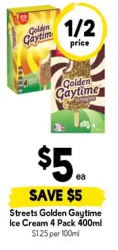 Drakes Streets golden gaytime ice cream offer
