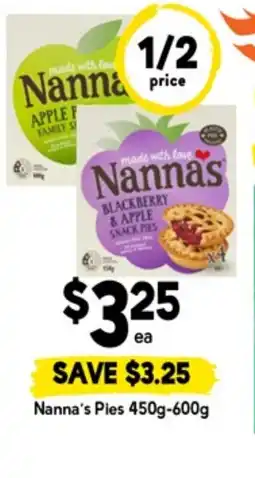 Drakes Nanna's pies offer