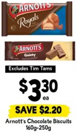 Drakes Arnott's Chocolate Biscuits offer
